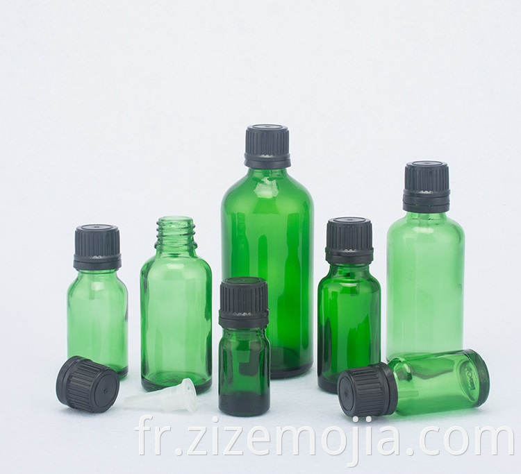 fabricant 100 ml 50 ml 30 ml 20 ml 15 ml 10 ml 5 ml bouteille d'huile d'olive cosmétique bouteille en verre ambré unique